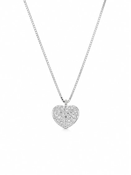 Collana Idee Preziose dal 1987 Donna in Oro bianco Diamante 0.10 Ct IP.CK18B/45D - IP.CK18B/45D
